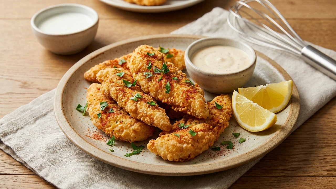 Buttermilk Marinated Air Fryer Chicken Strips for Extra Juicy Results