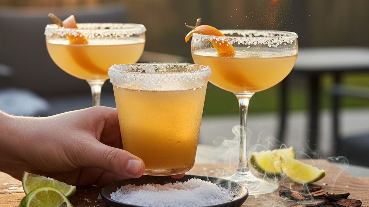 Rim and garnish