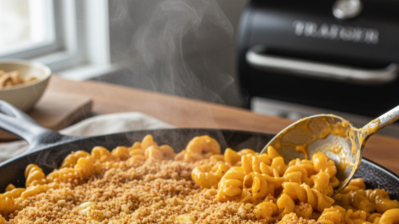 Combine pasta and sauce, transfer to pan