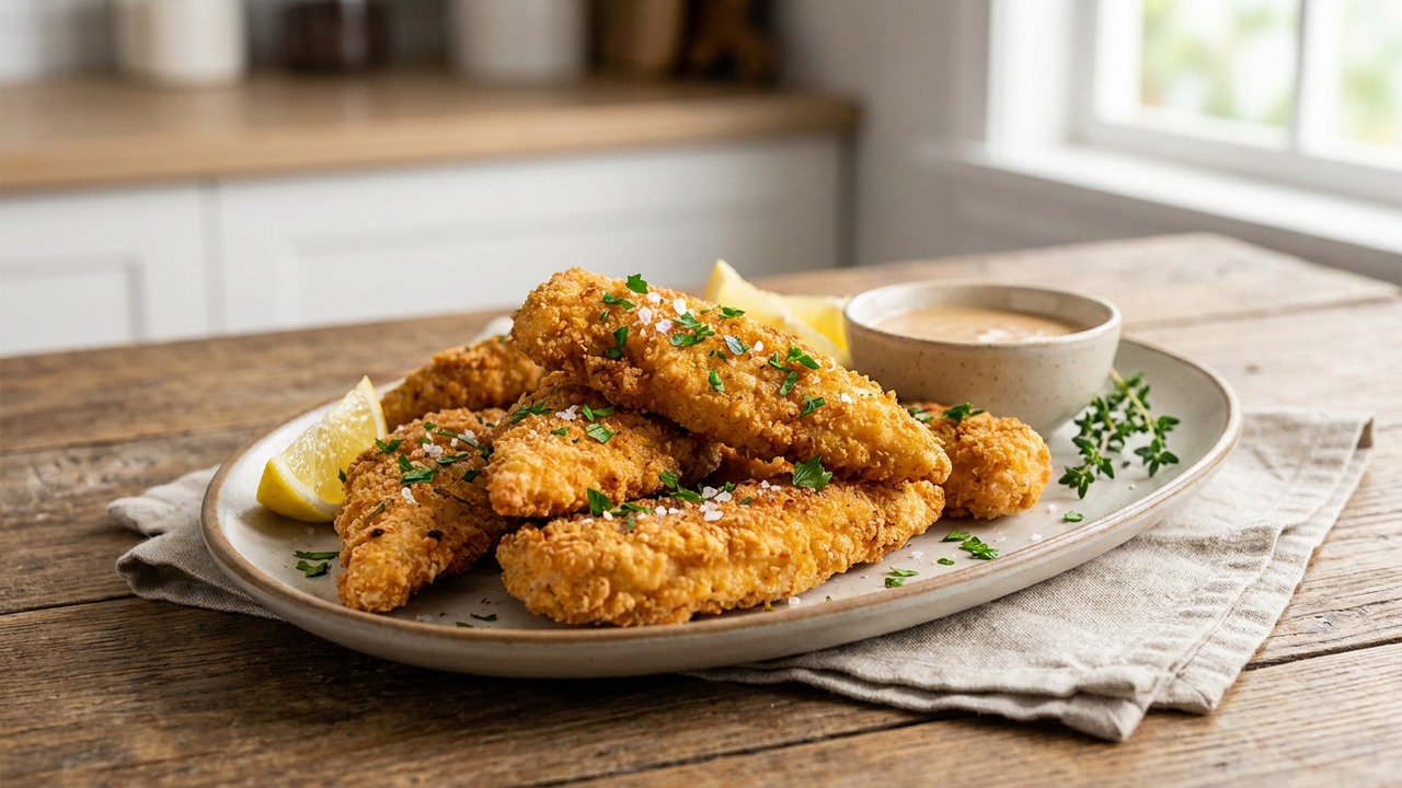 Gluten Free Air Fryer Chicken Strips That Stay Crispy