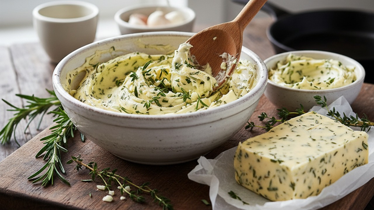 Make the herbed butter