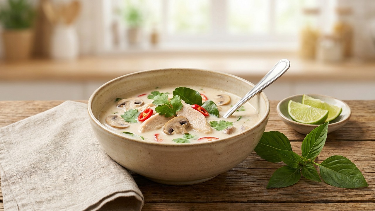Tom Kha Gai Thai Coconut Chicken Soup