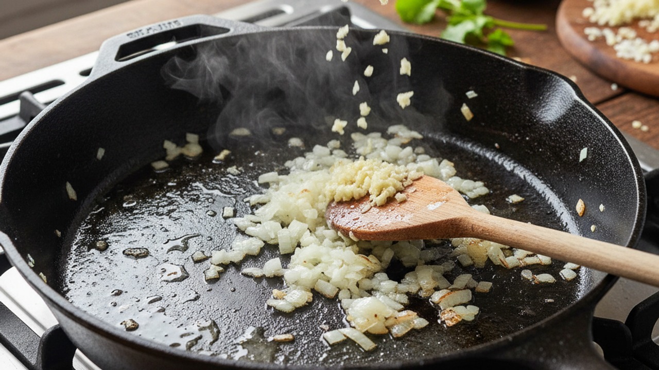 Sauté aromatics