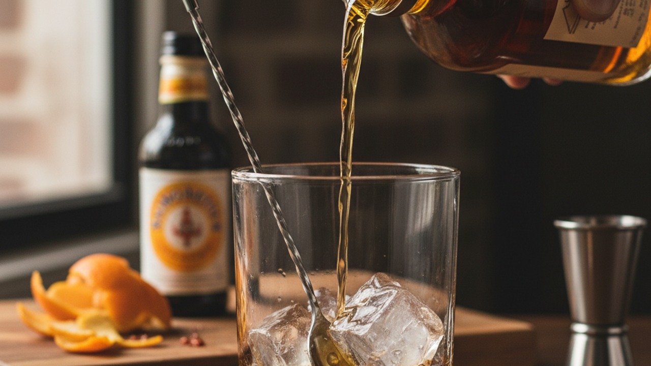 Add the whiskey