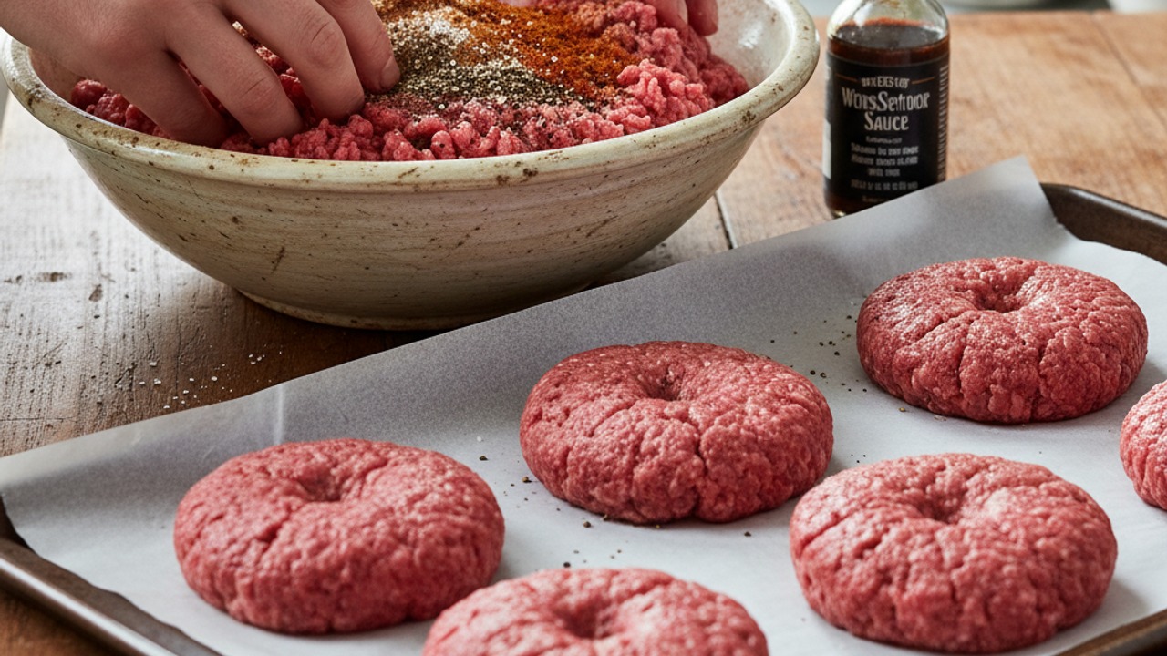 Mix and form patties