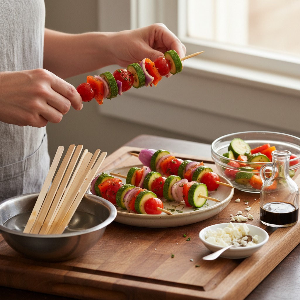 Assemble the kabobs