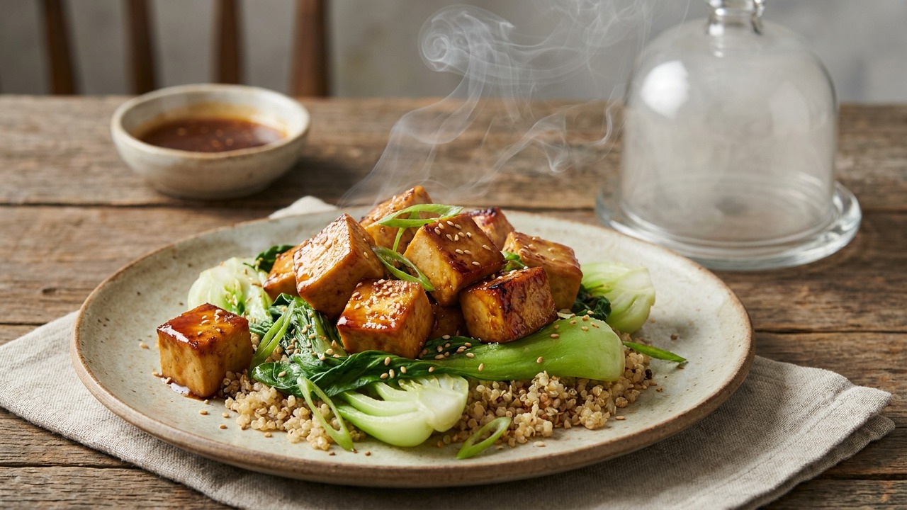 Smoked Tofu Maple-Soy