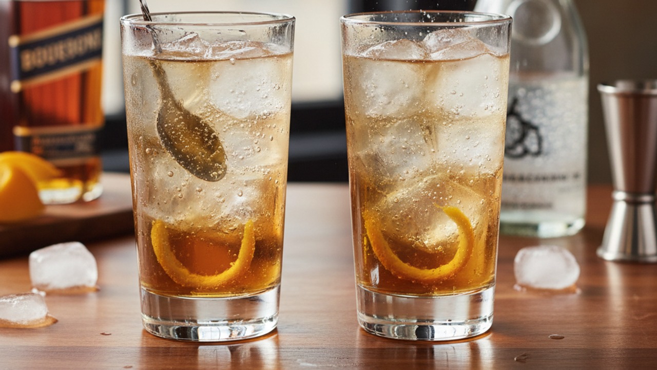 Stir gently and garnish