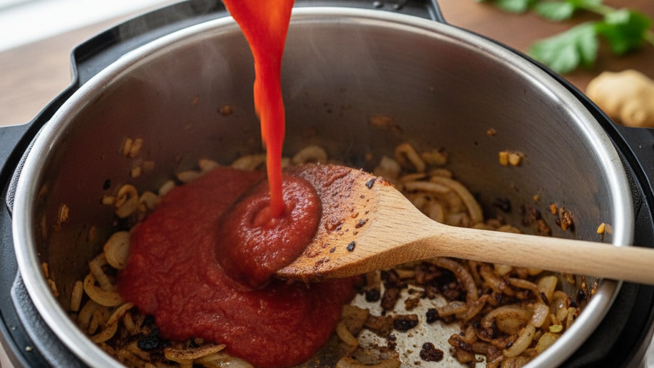 Build the tomato base