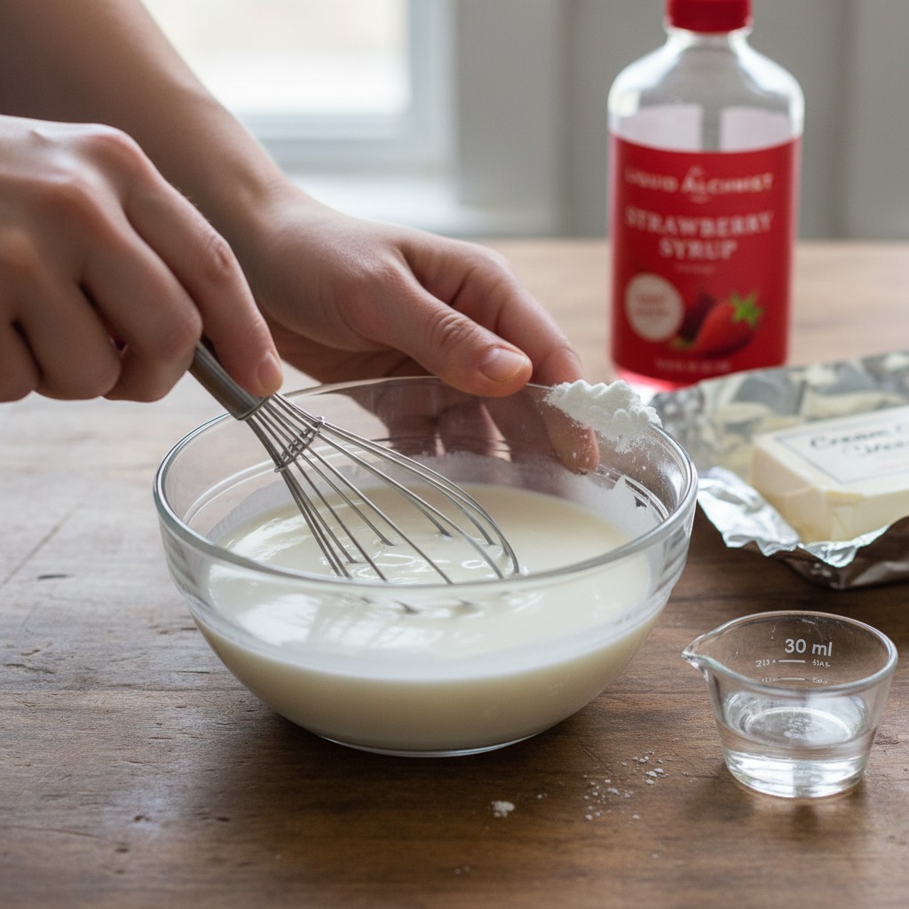 Make cornstarch slurry