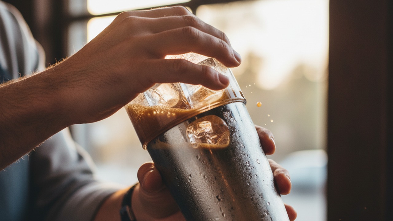 Shake with ice