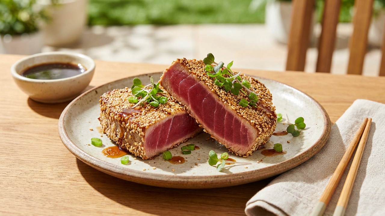 Seared Ahi Tuna Steaks