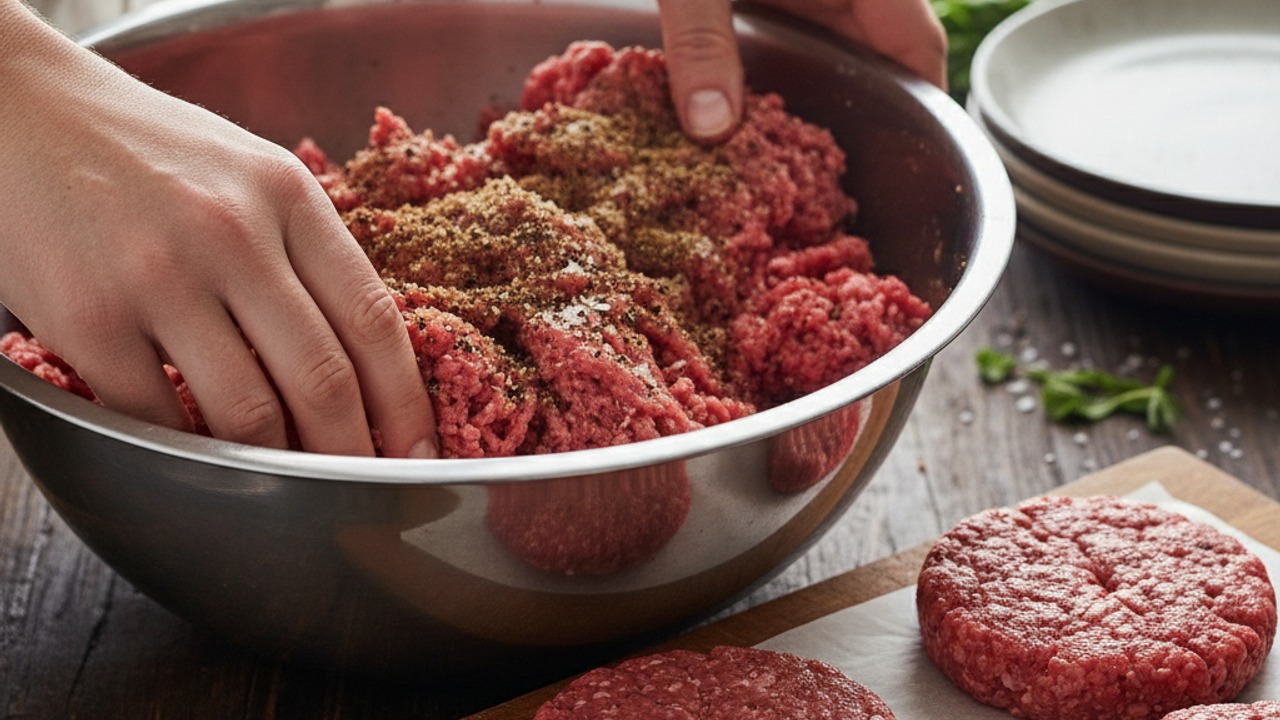 Mix and form patties