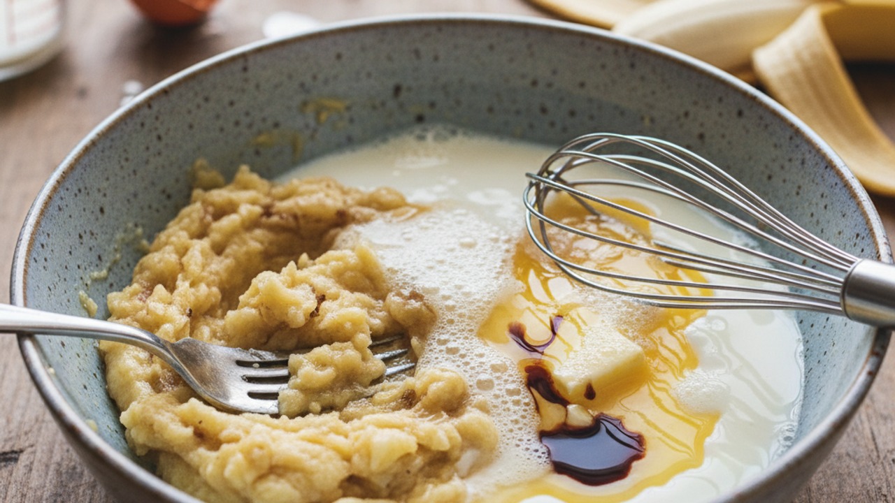 Mix the wet ingredients