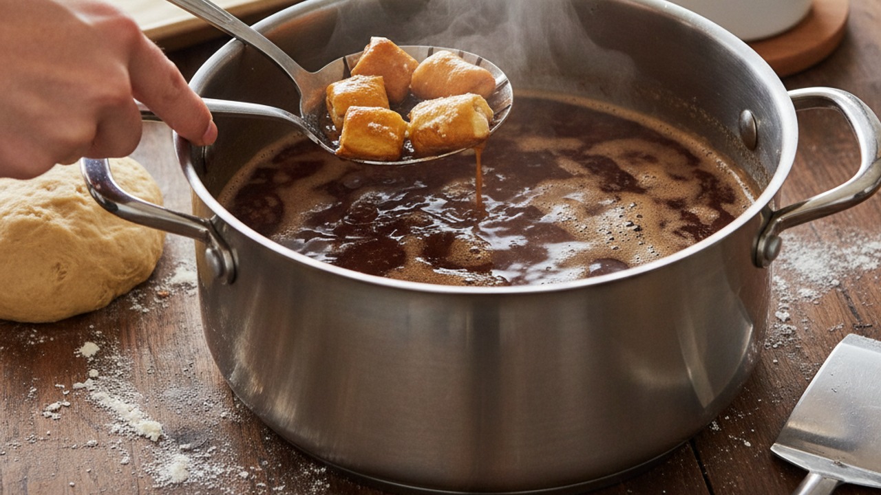 Shape and prepare baking soda bath