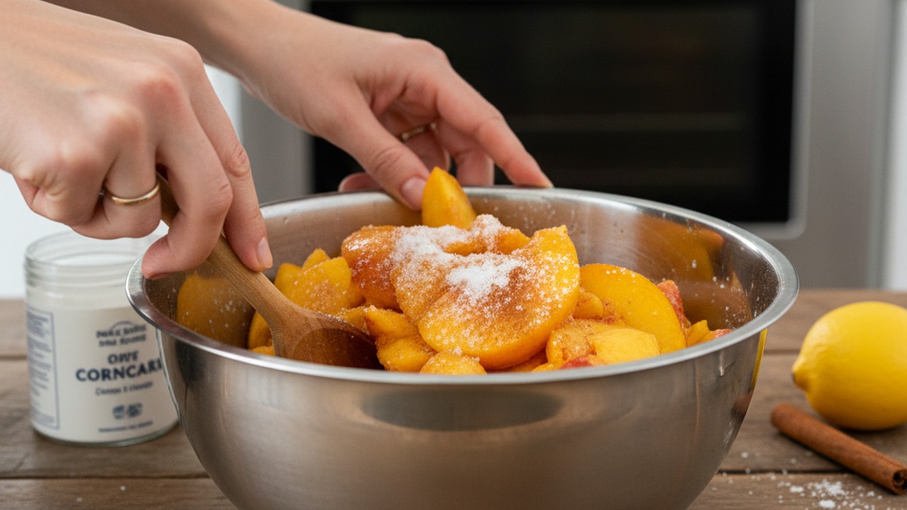 Prepare filling and preheat oven