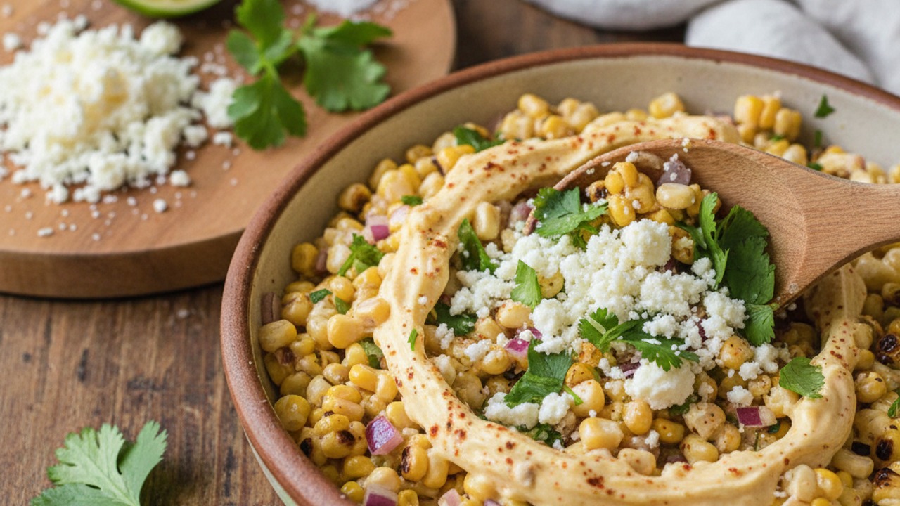 Add cotija and cilantro