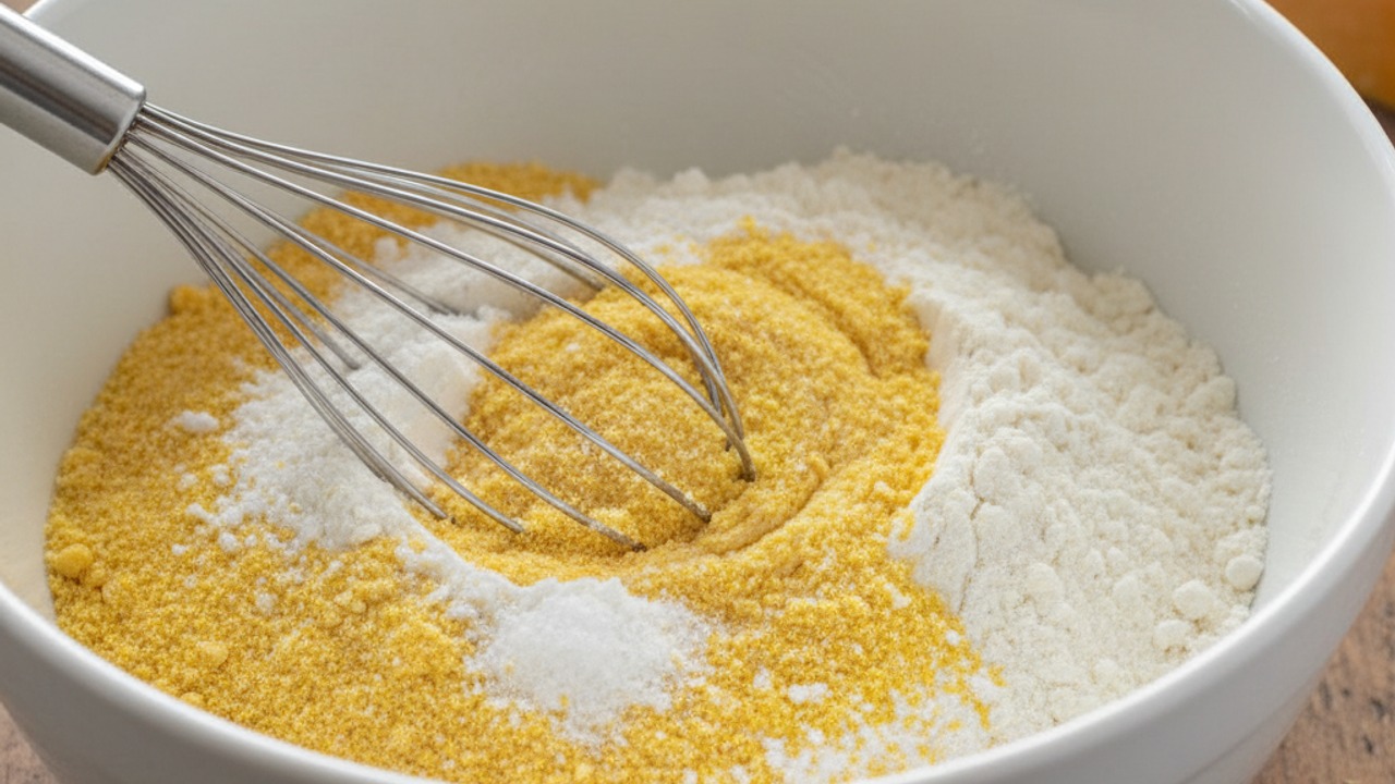 Mix dry ingredients