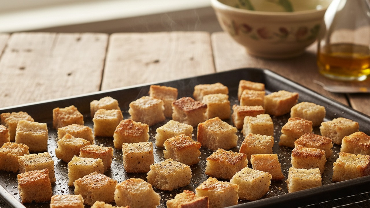 Make the croutons