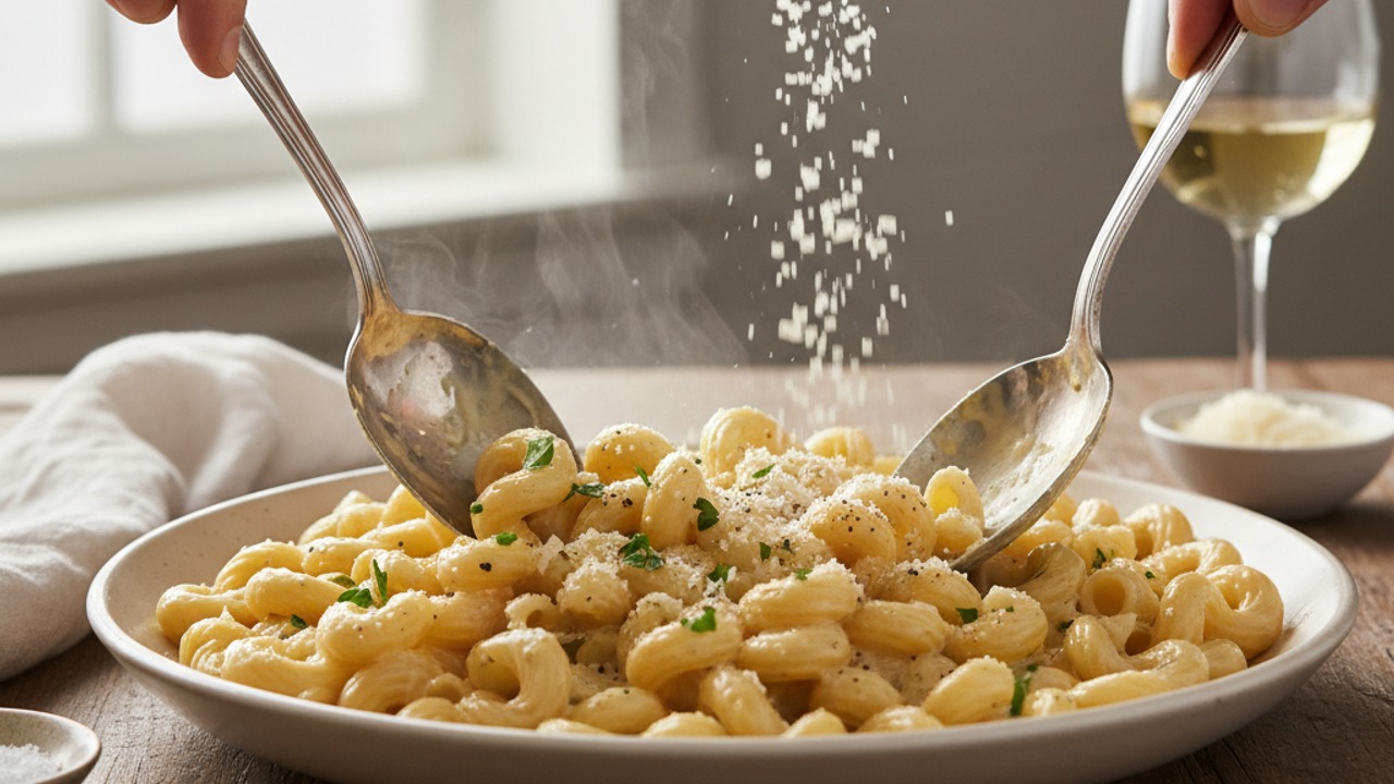 Season and toss with pasta