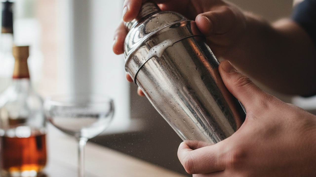 Dry shake to emulsify