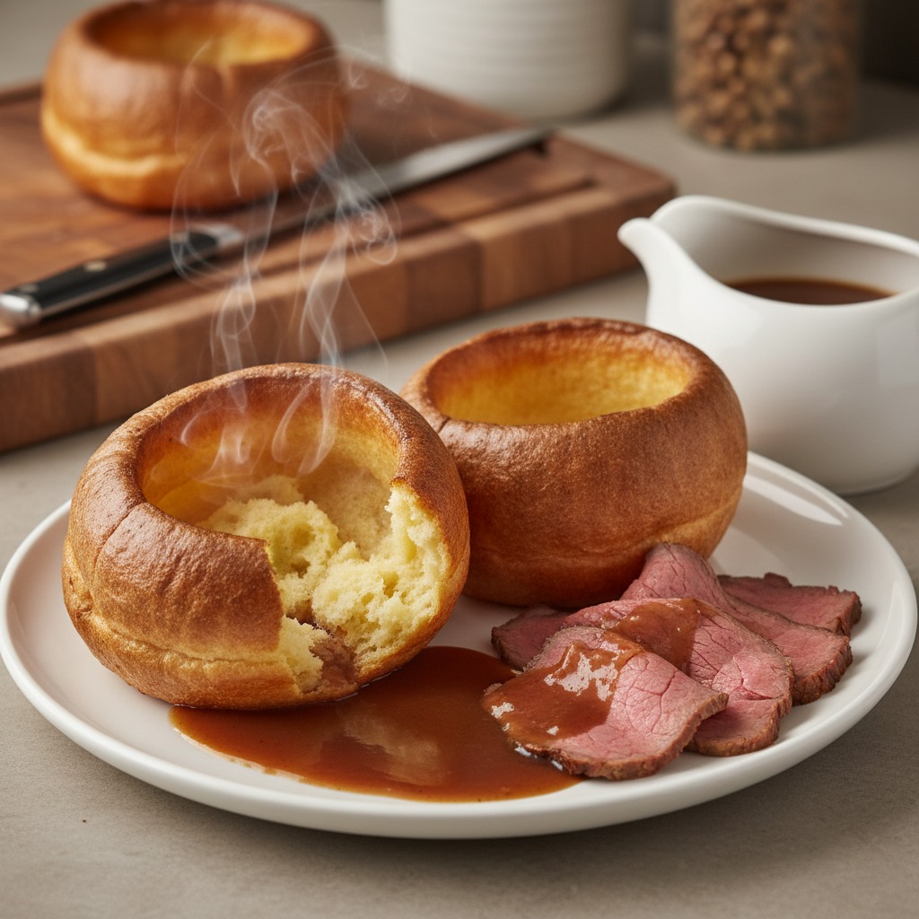 Serve hot with beef and gravy