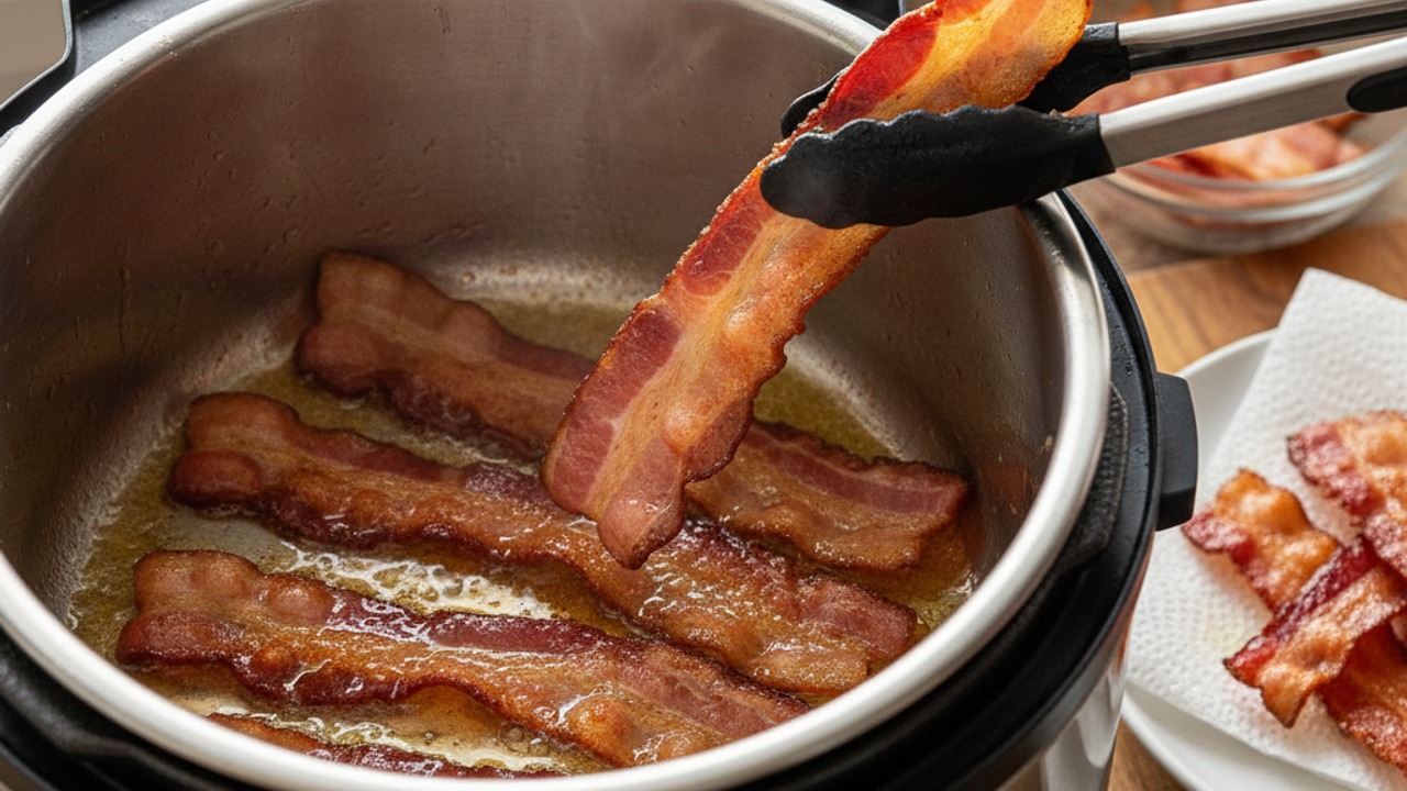 Crisp the bacon