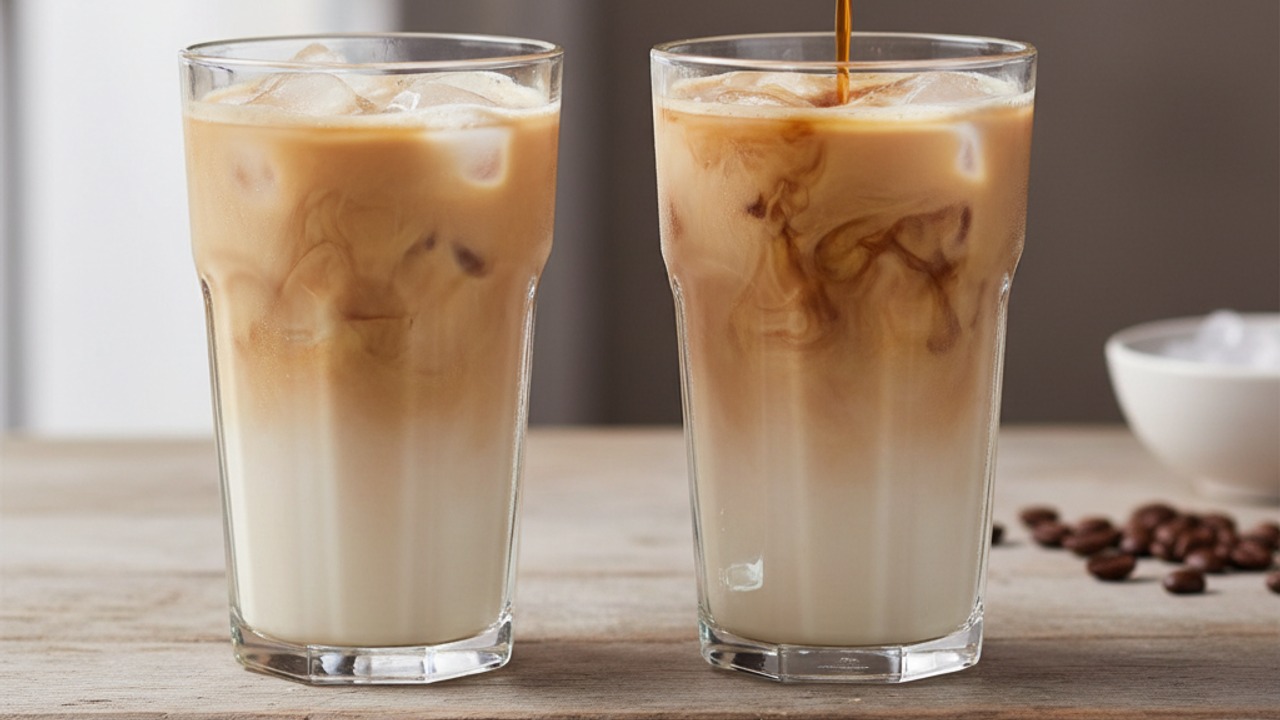 Build the iced latte