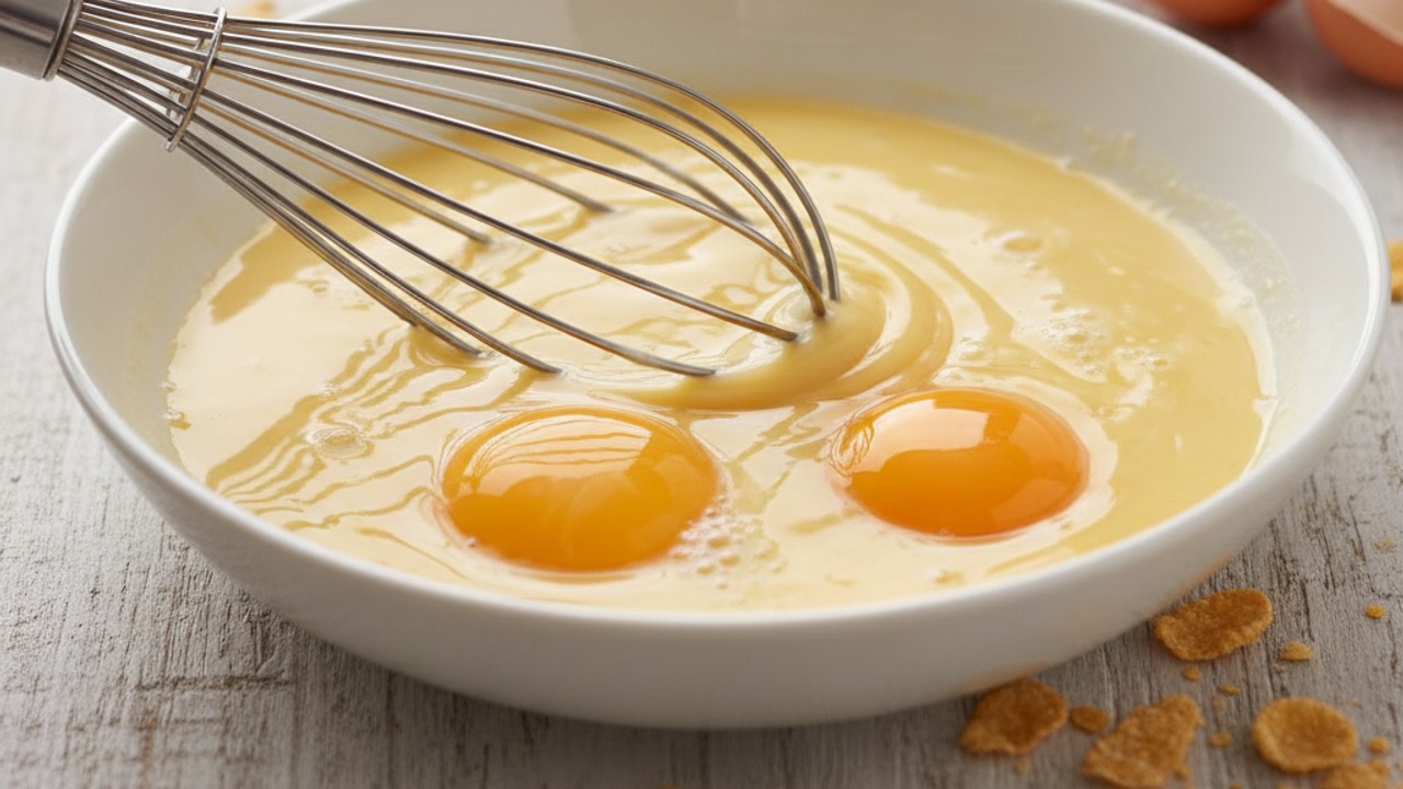 Make the egg wash
