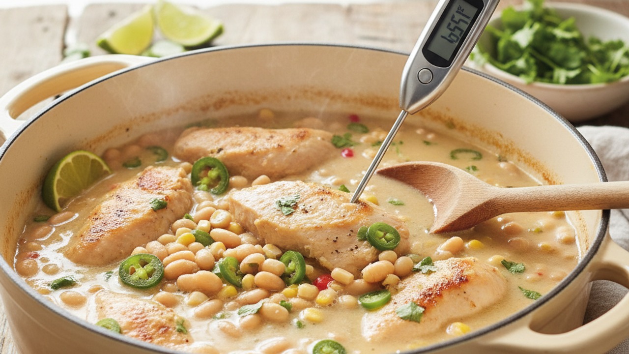 Simmer until chicken is cooked