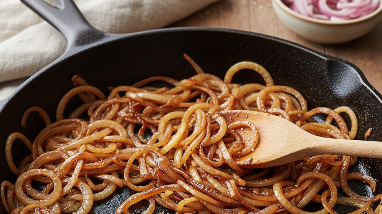 Caramelize the onions