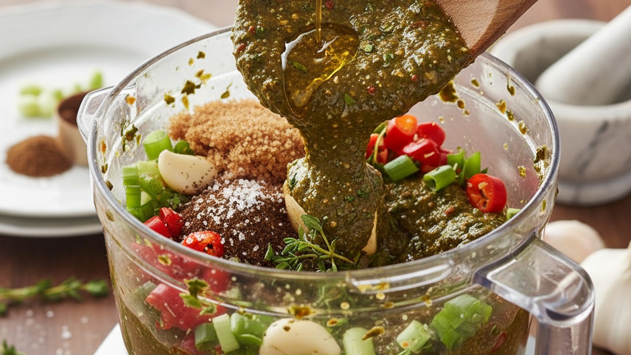 Blend the marinade