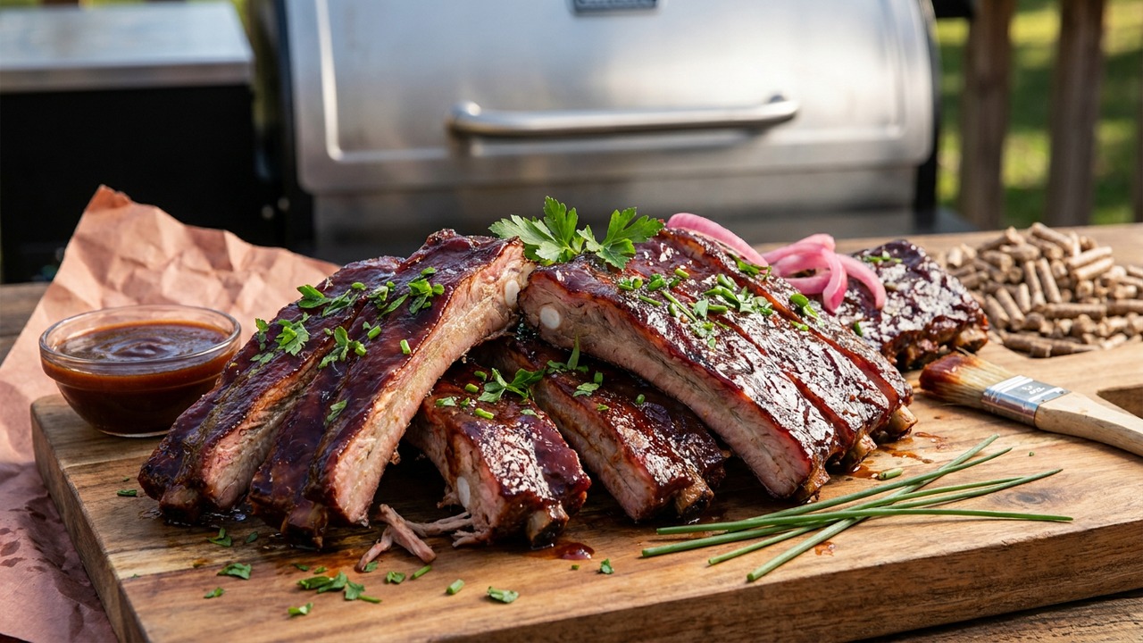 3-2-1 Smoked St. Louis Ribs (Pellet Smoker Method)