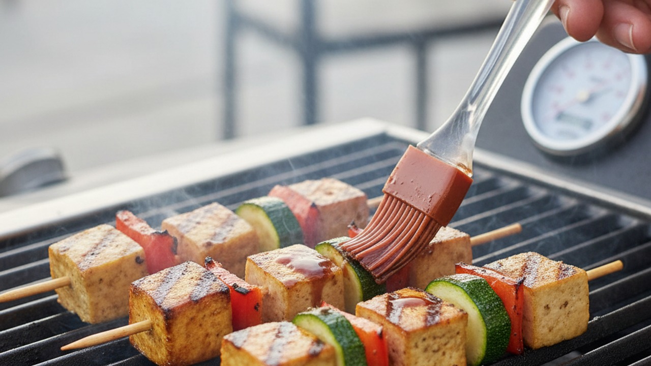 Grill until charred and heated through
