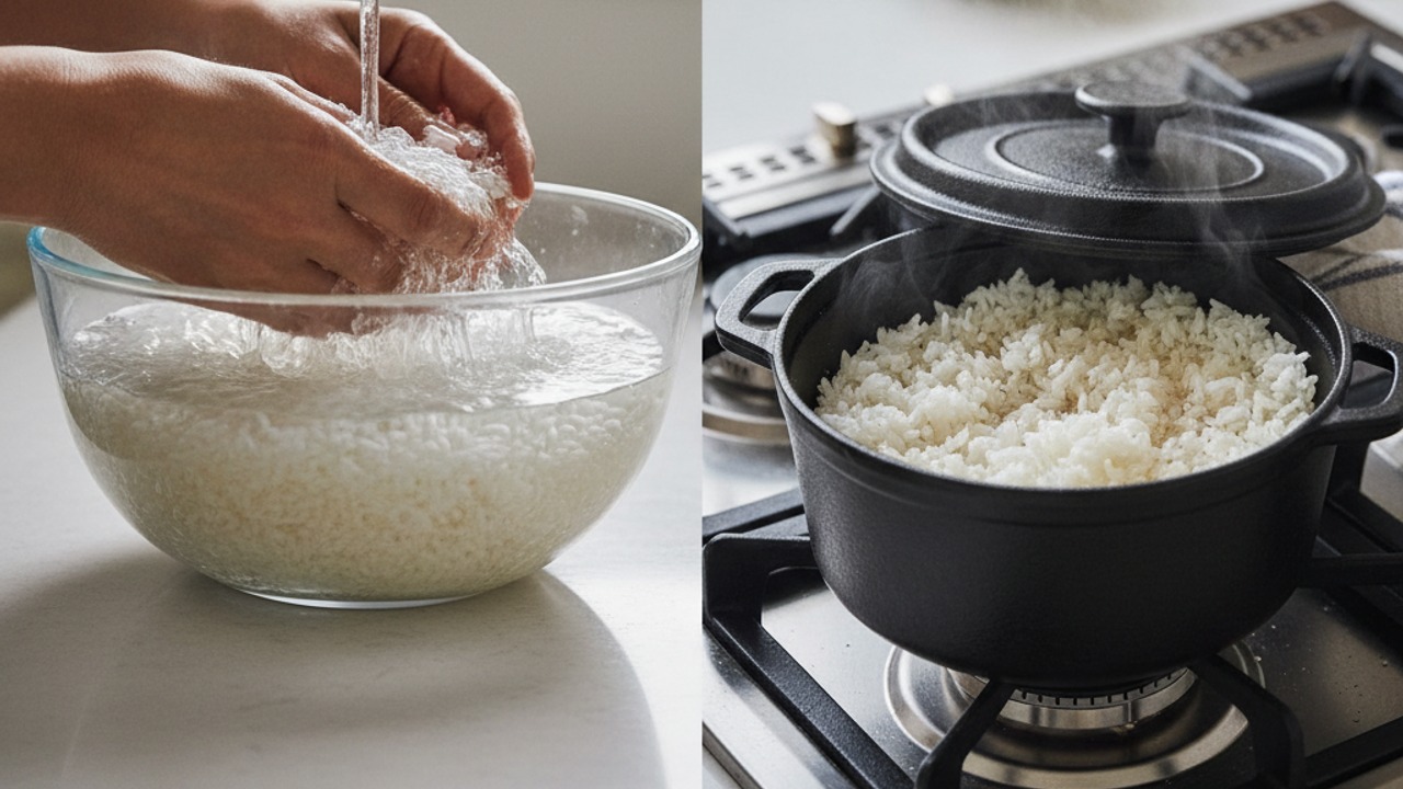 Cook the rice