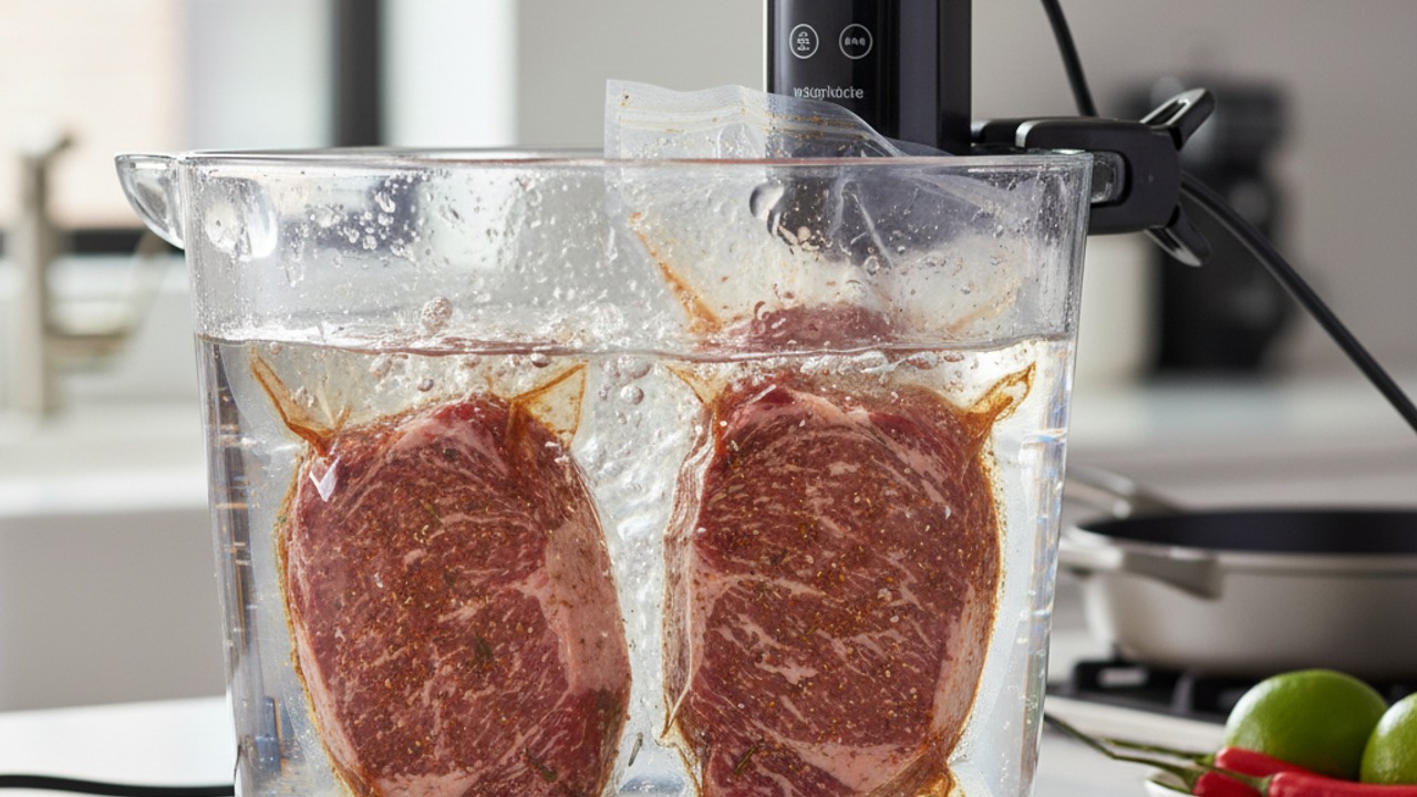 Sous-vide cook to perfect doneness