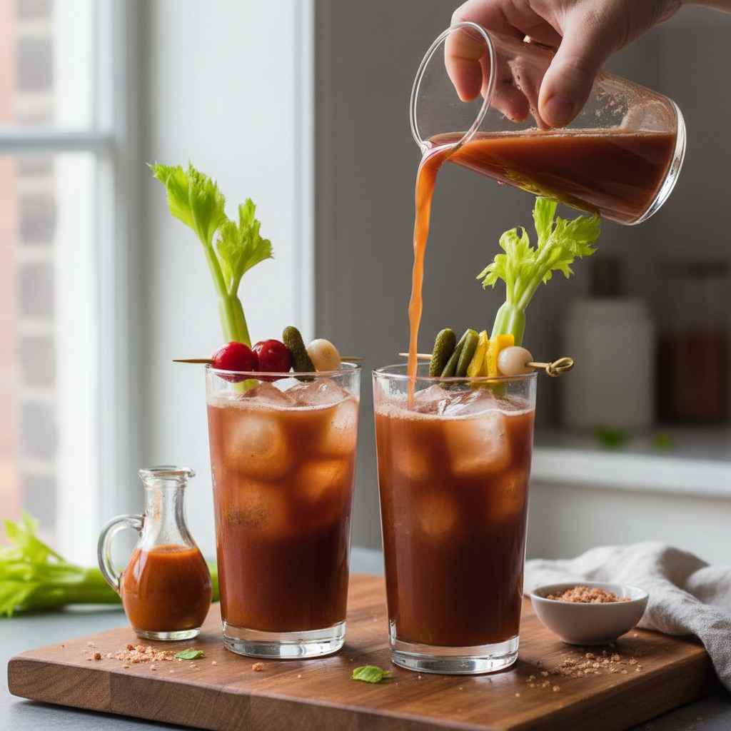 Serve and garnish