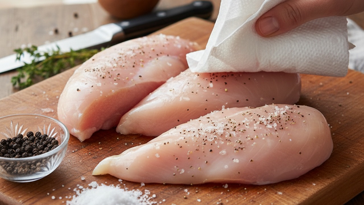 Prep and season the chicken