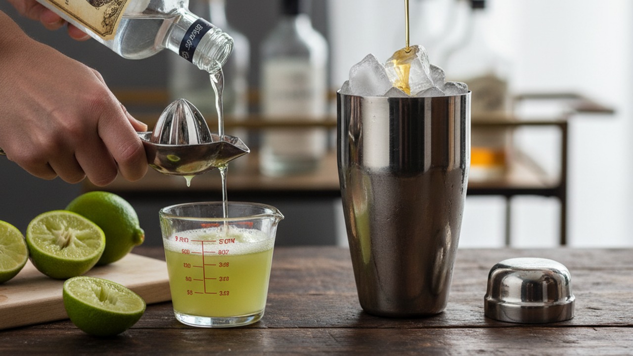 Measure and combine the base