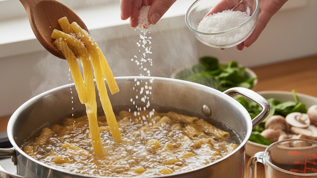 Cook the pasta