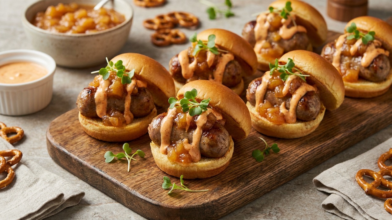 Bratwurst Sliders