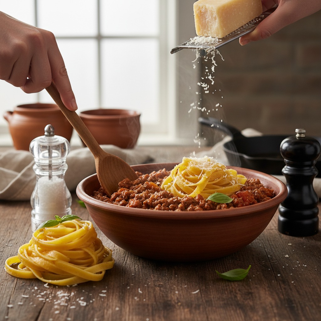 Adjust seasoning and serve