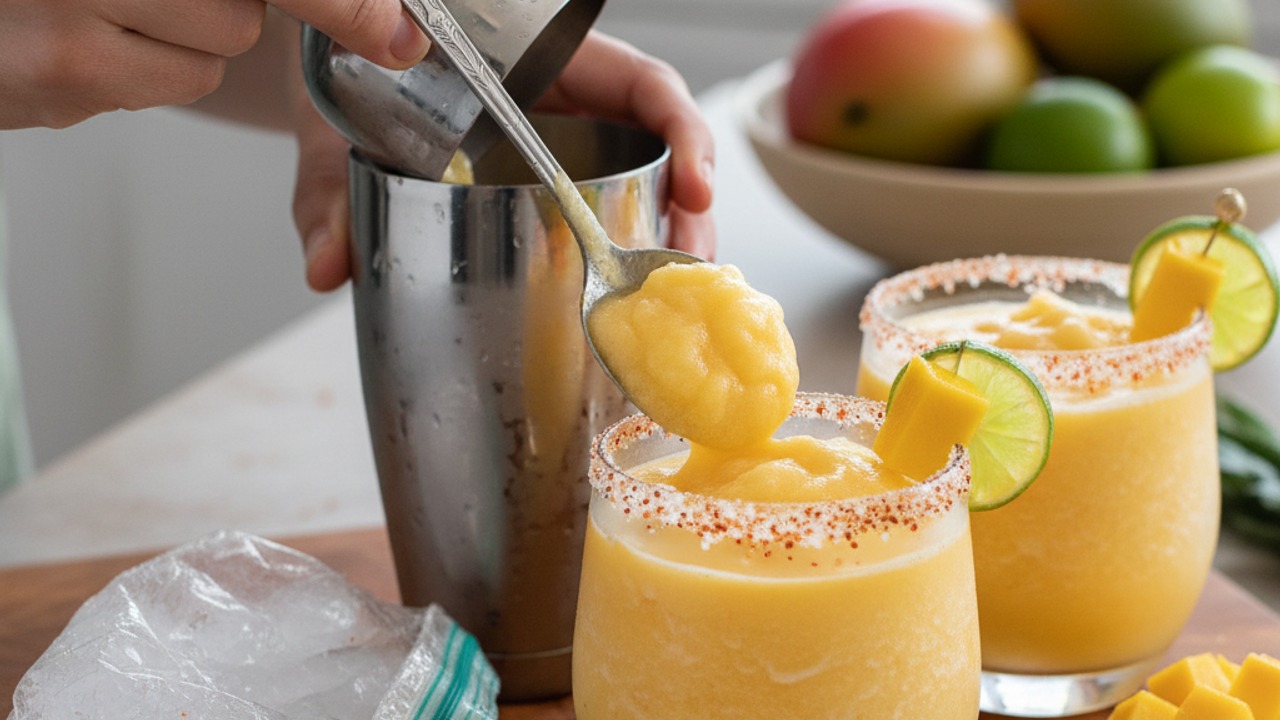 Serve and garnish