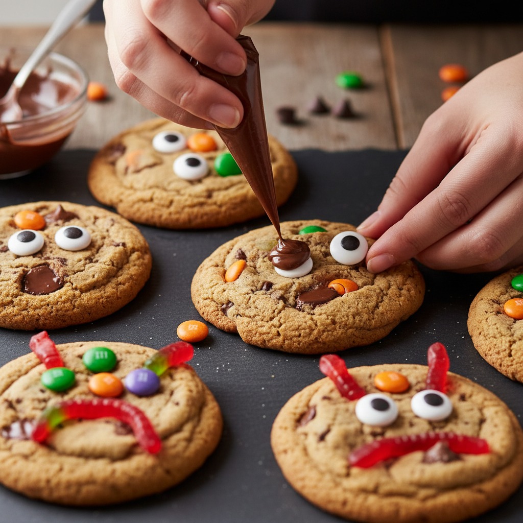 Decorate into spooky monsters