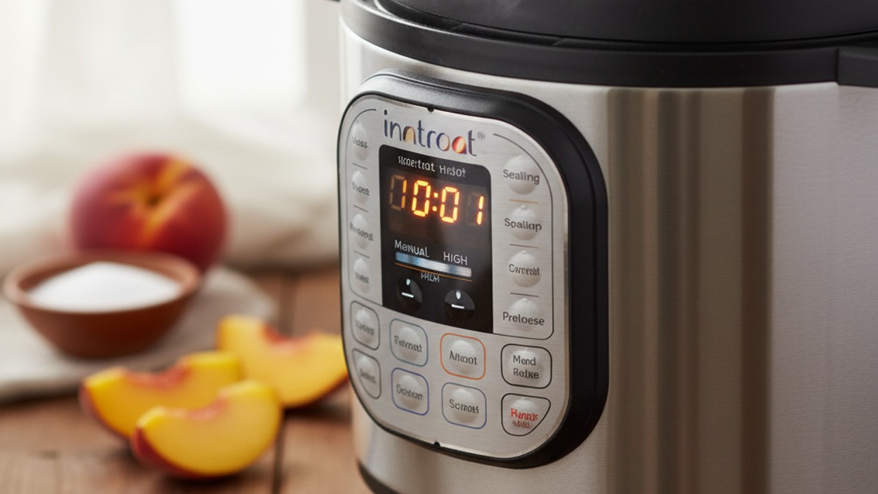 Pressure cook briefly
