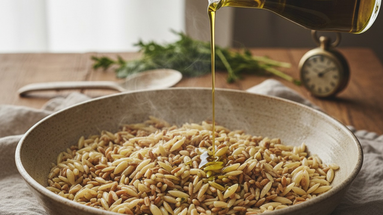 Cool and combine grains