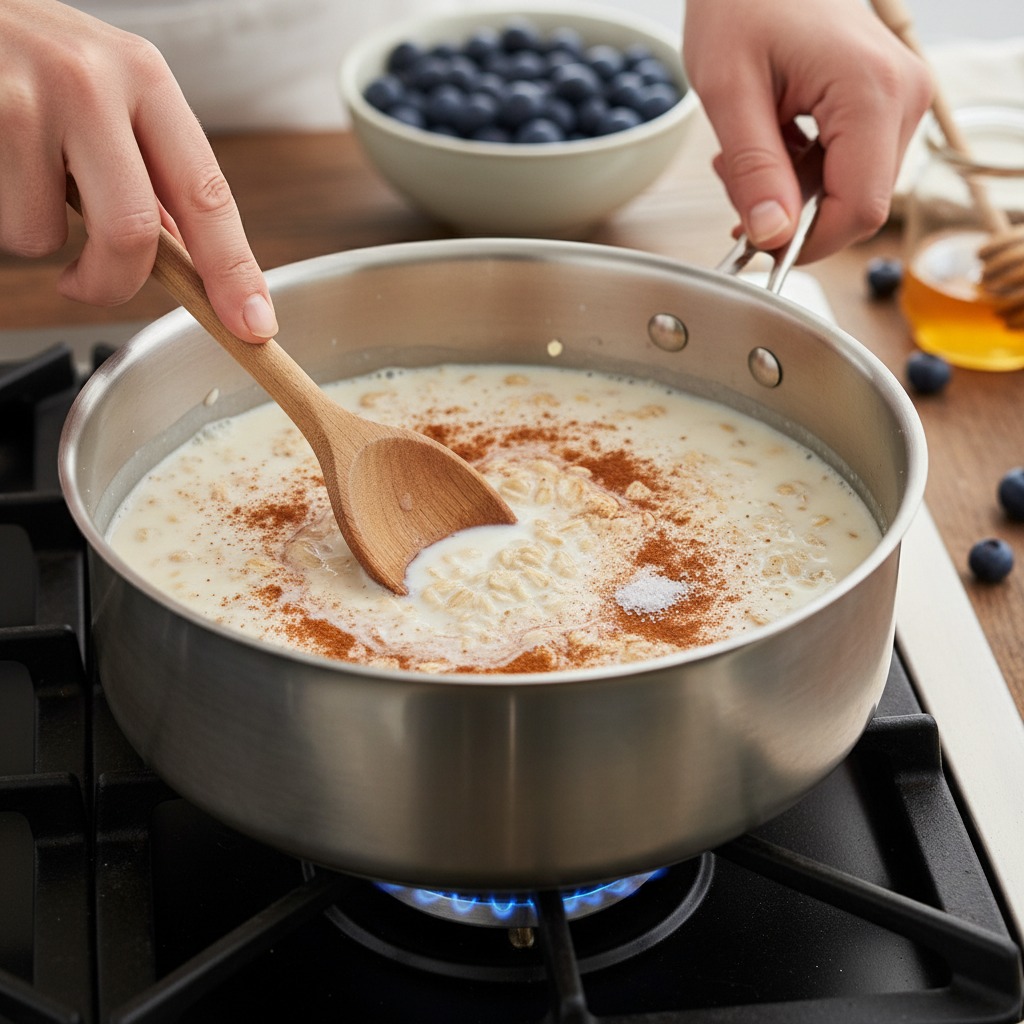 Combine oats and flavorings