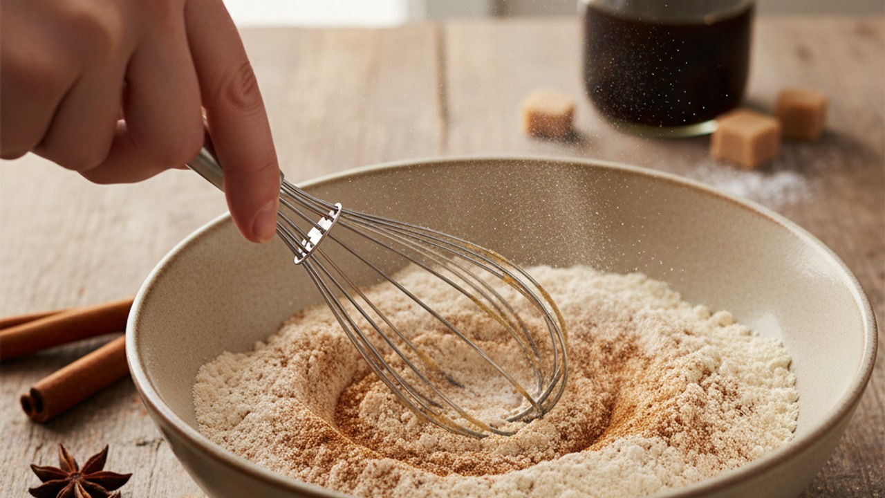 Whisk dry ingredients