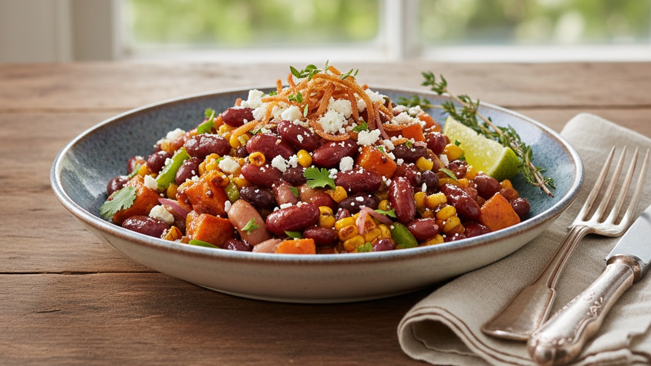 Three-Bean BBQ Salad