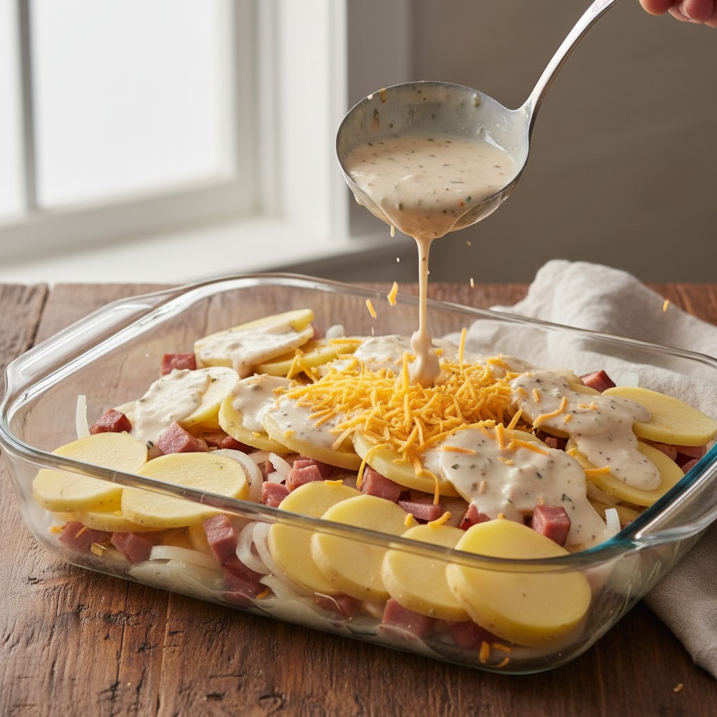 Assemble the casserole